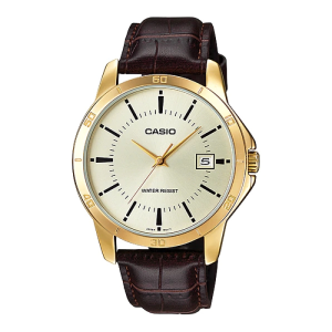 Casio MTP-V004GL-9AUDF Genuine Leather Analog Watch
